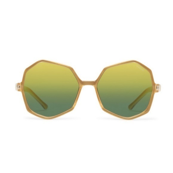 Komono Accessories - Komono Sunglasses NEW Women's Geometric Gold Clear Bonnie